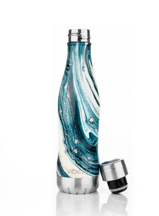 GLACIAL Bottle 400ml - Indigo Marble
