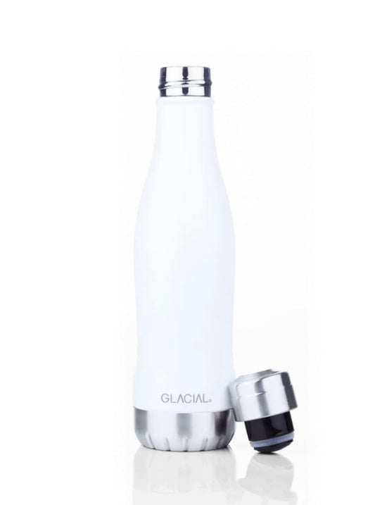 GLACIAL Bottle 400ml - Matte White