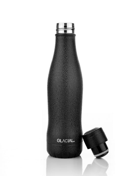 GLACIAL Bottle 400ml - Real Black